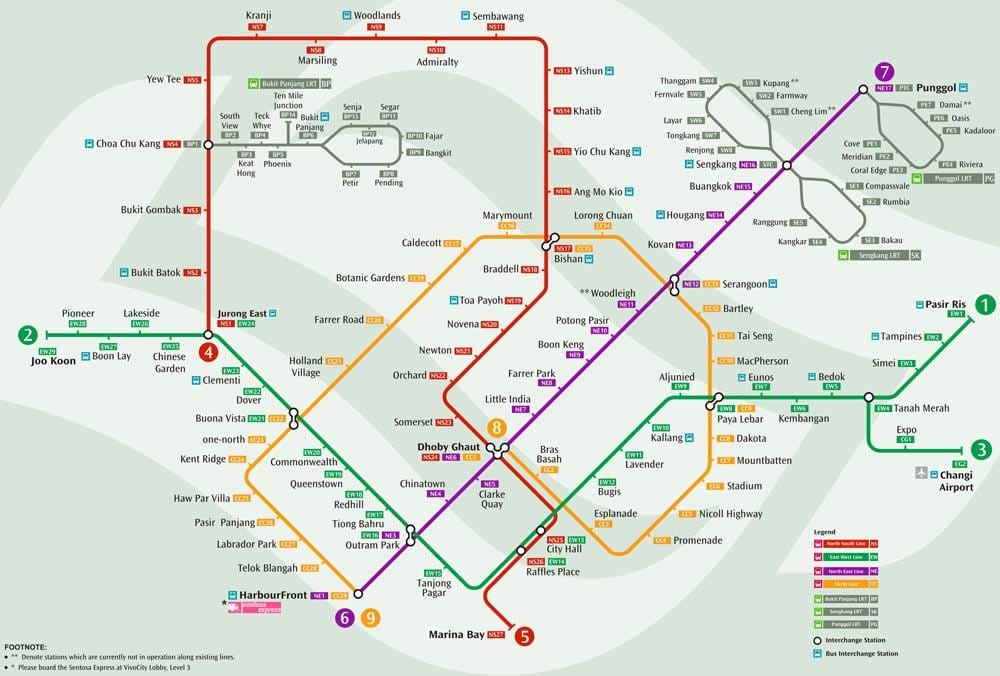 地铁系统的地图
