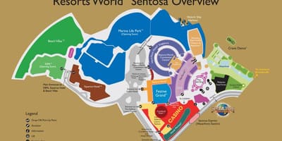 度假村的世界地图
