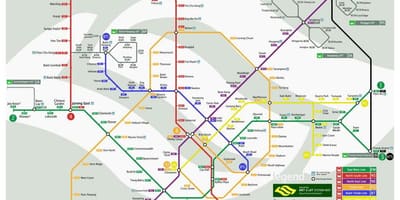 Mrt地图新加坡2017