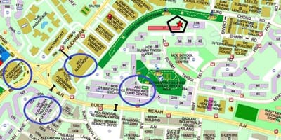 Hdb停车场的地图
