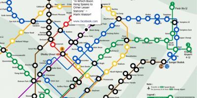 地图新加坡地铁